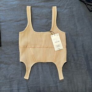 Zara - structured corset top - Size M (runs small)